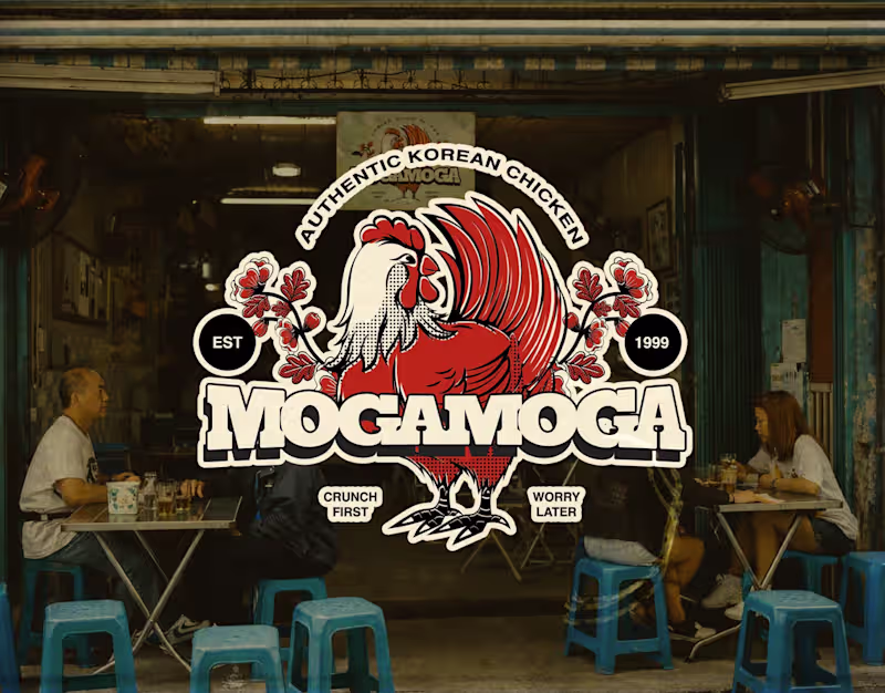 Cover image for Mogamoga — Korean Chicken Restaurant Branding