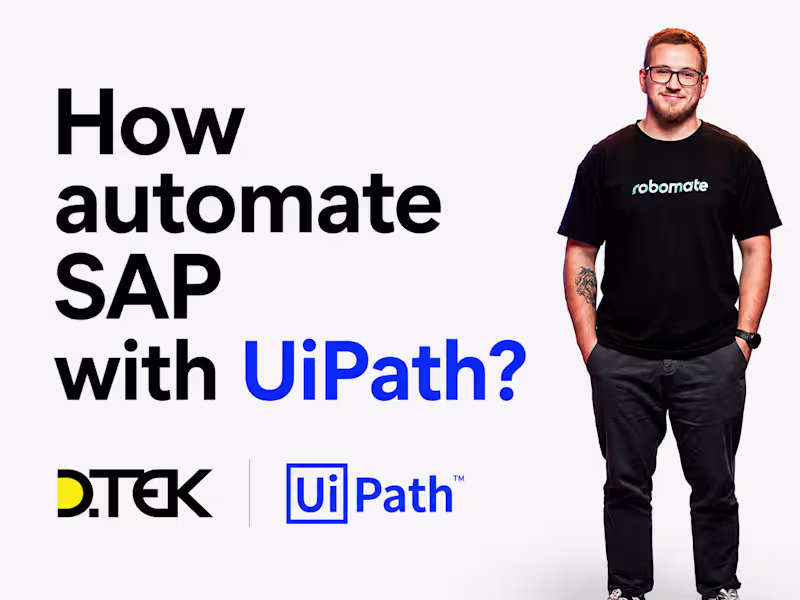 Cover image for We built a UiPath-based automation
