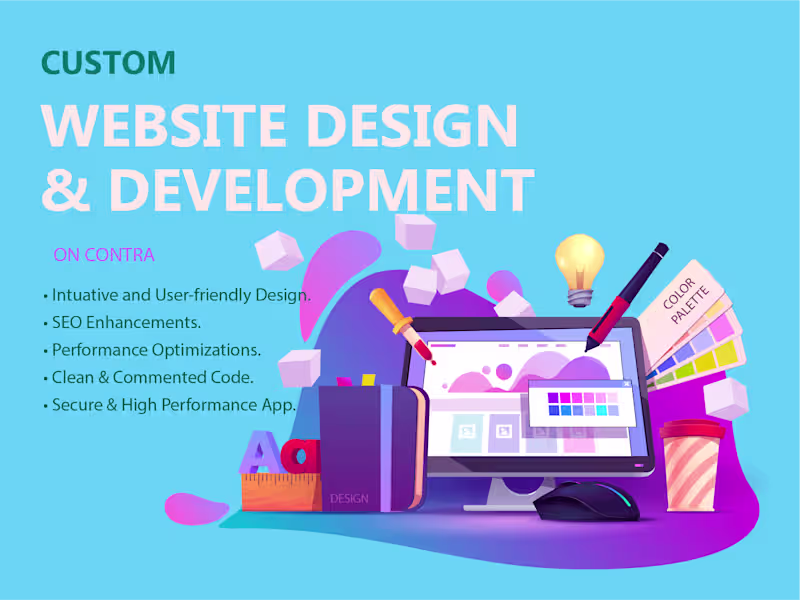 Cover image for Full-Stack Website Development in MERN stack & Google Indexing