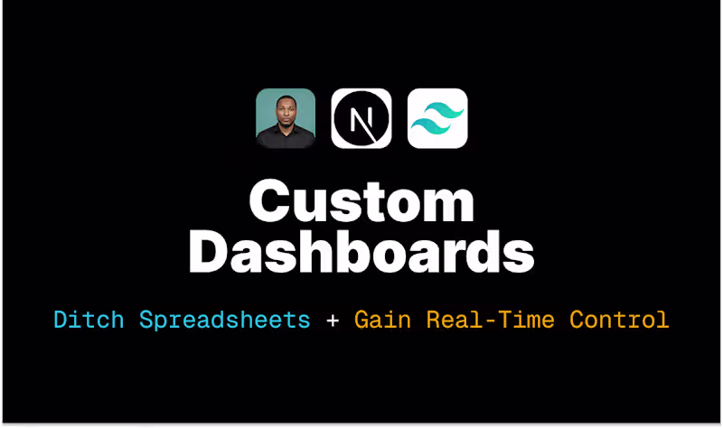 Cover image for Custom Dashboards & Admin Panels
