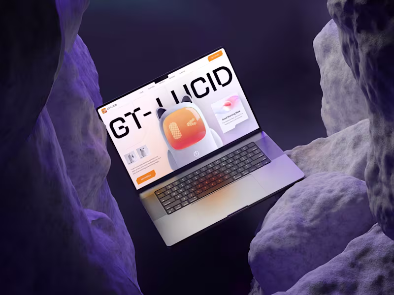Cover image for Web design Designed for an AI companion brand