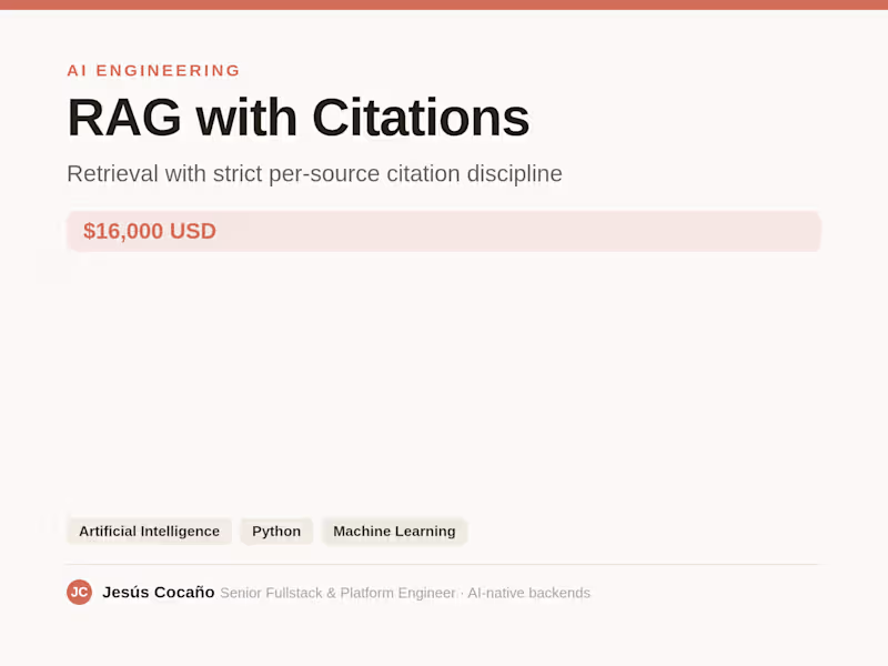 Cover image for RAG with Citations on Your Data