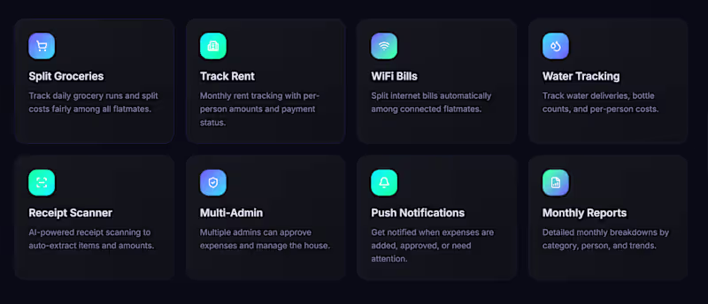 Cover image for FlatSplit — Expense Manager PWA