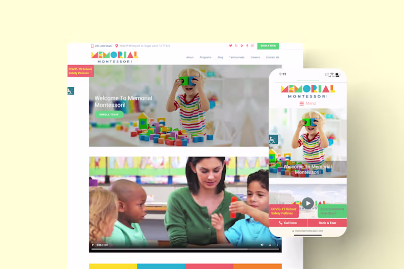Cover image for School Website Design
