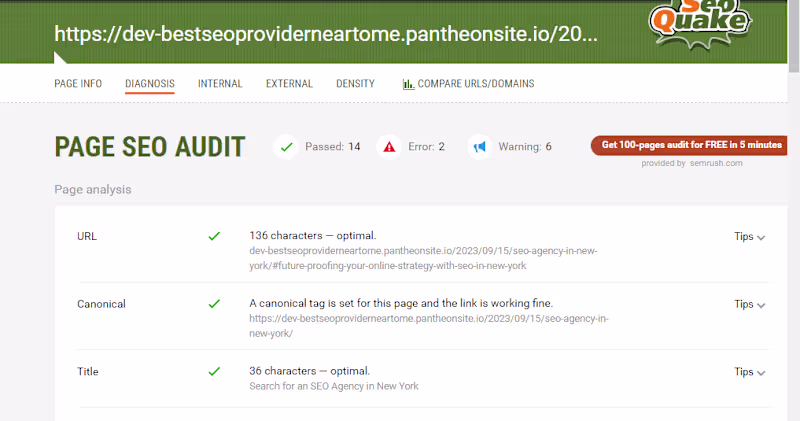 Cover image for Website Audit