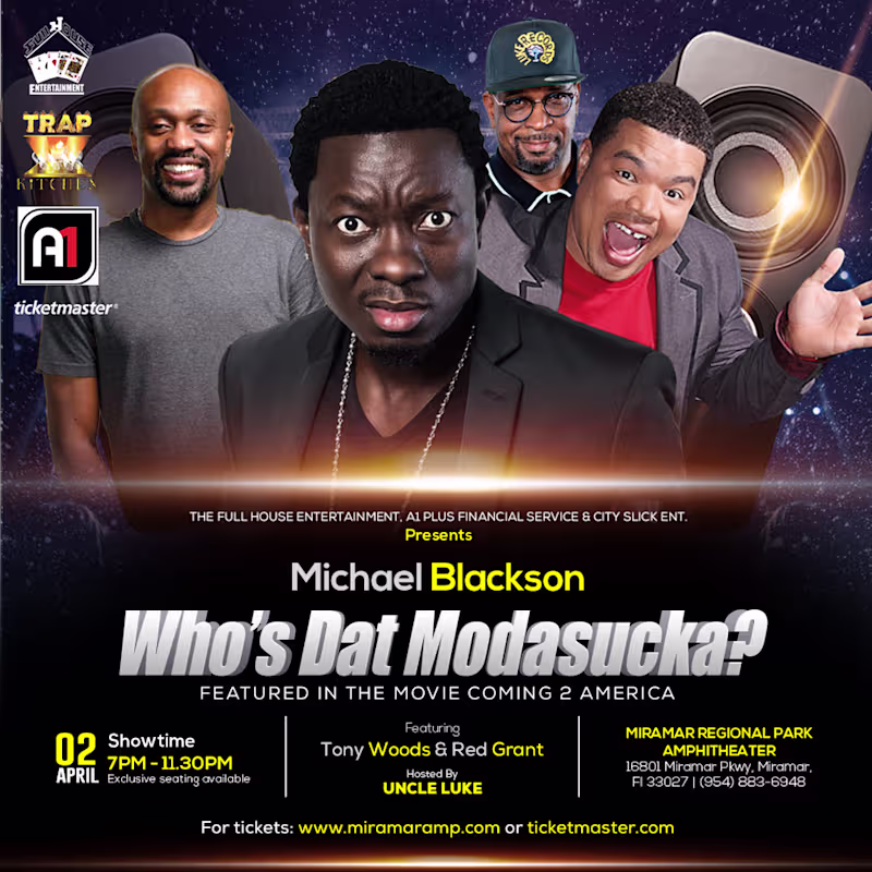 Cover image for Michael Blackson Comedy Jam