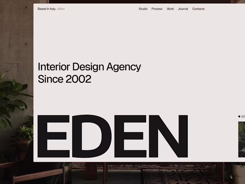 Cover image for EDEN • This year’s client
