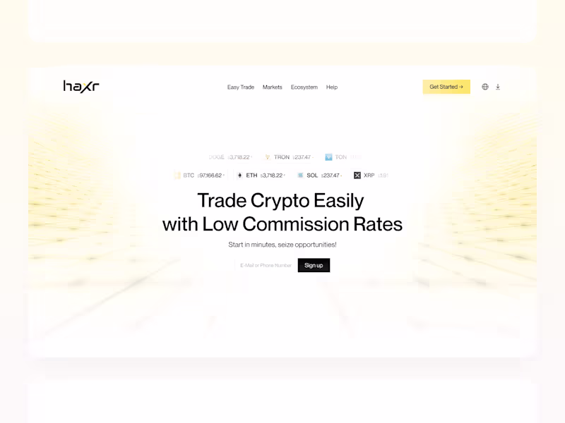 Cover image for Haxr - Light Theme UI/UX Design
