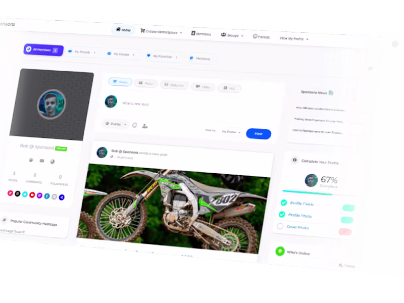 Cover image for Sponsora | Sponsorship Marketplace & Social Network PaaS