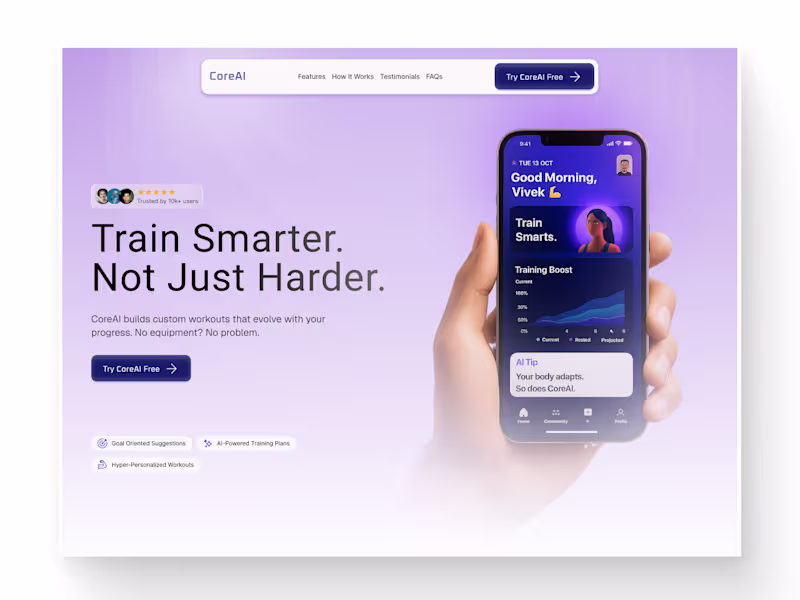 Cover image for Hero /motion /web designs