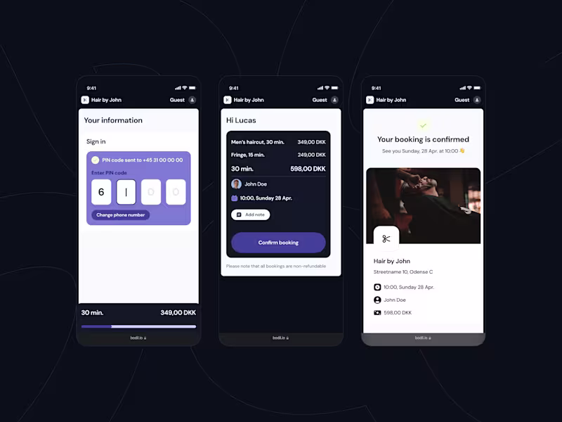 Cover image for Booking Brand and App UI