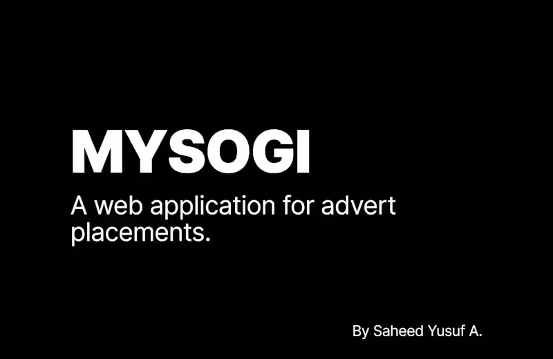 Cover image for Digital Ads Web-application