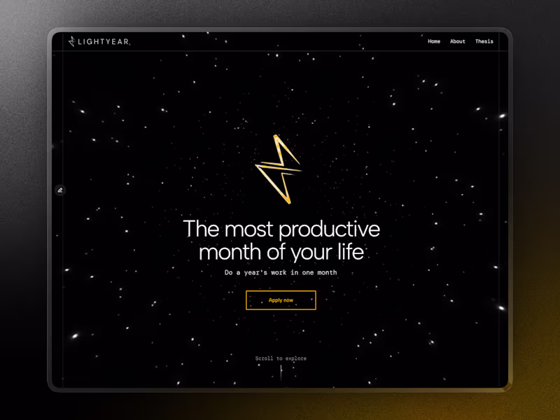 Cover image for Lightyear - One month founders