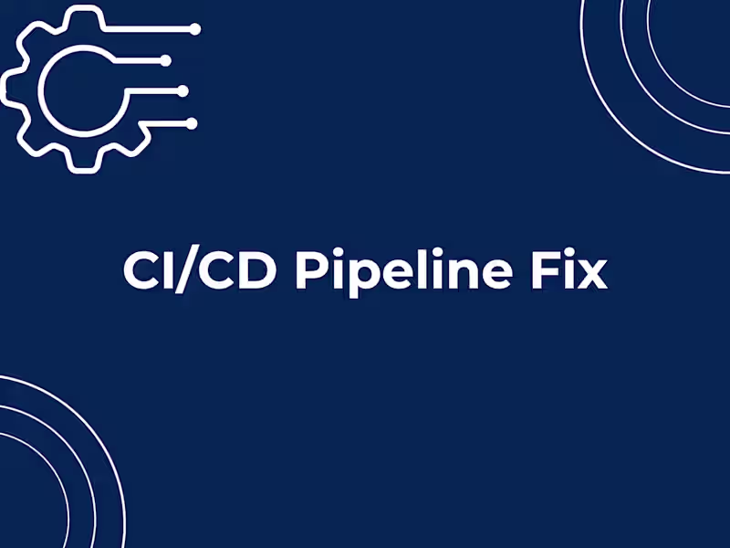 Cover image for CI/CD Pipeline Failure Root Cause