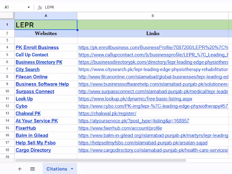 Cover image for Local SEO & Citation Building