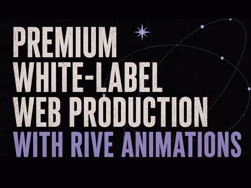 Cover image for Premium White-Label Web Production — Under Your Brand
