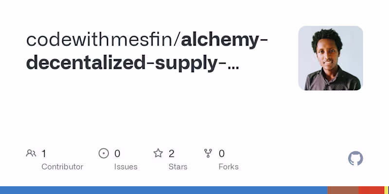 Cover image for codewithmesfin/alchemy-decentalized-supply-chain