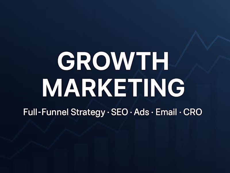 Cover image for Full-Funnel Growth Systems | SEO, Paid Ads, Email & Conversions
