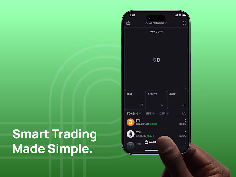 Cover image for Cryptoxy: Crypto Wallet App