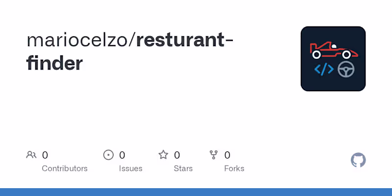 Cover image for Restaurant Finder Project
