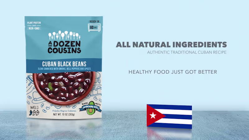 Cover image for A Dozen Cousins: Celebrating the Essence of Cuban Black Beans