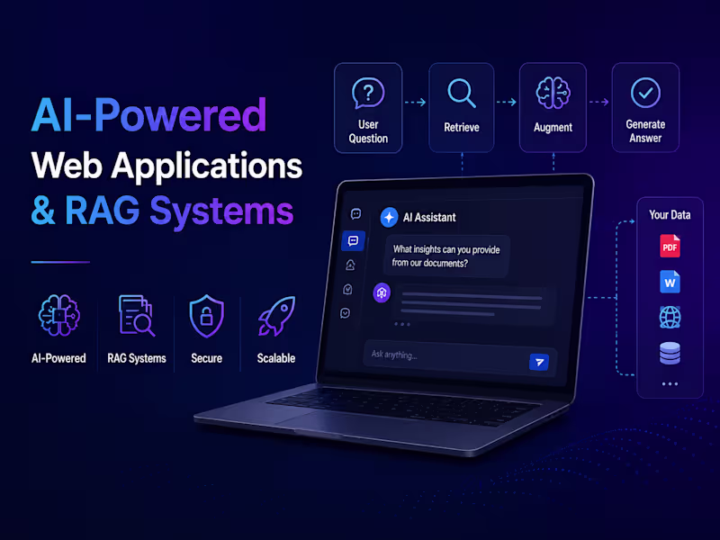 Cover image for AI-Powered Web Applications & RAG Systems