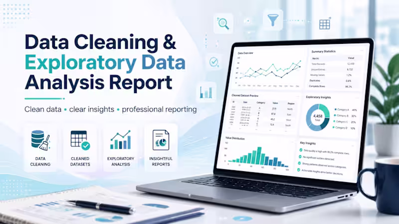 Cover image for Data Cleaning & Exploratory Data Analysis Report