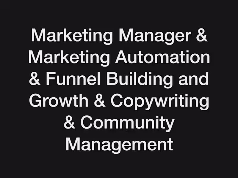 Cover image for Marketing Manager - MBP