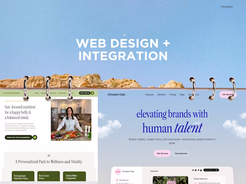 Cover image for Website Design & Marketing Integrations