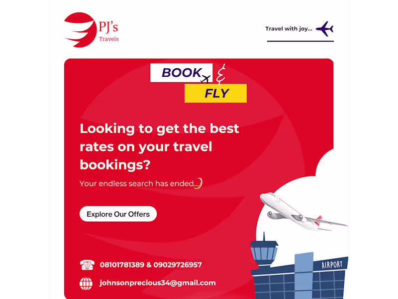 Cover image for PJ TRAVELS (A TRAVEL AGENCY)