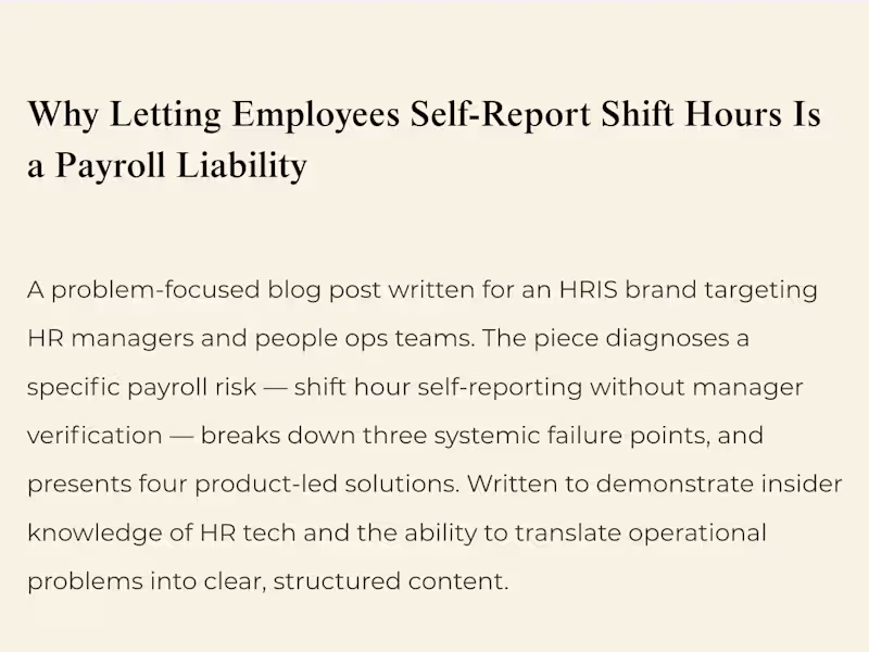 Cover image for B2B SaaS Blog Writing Samples