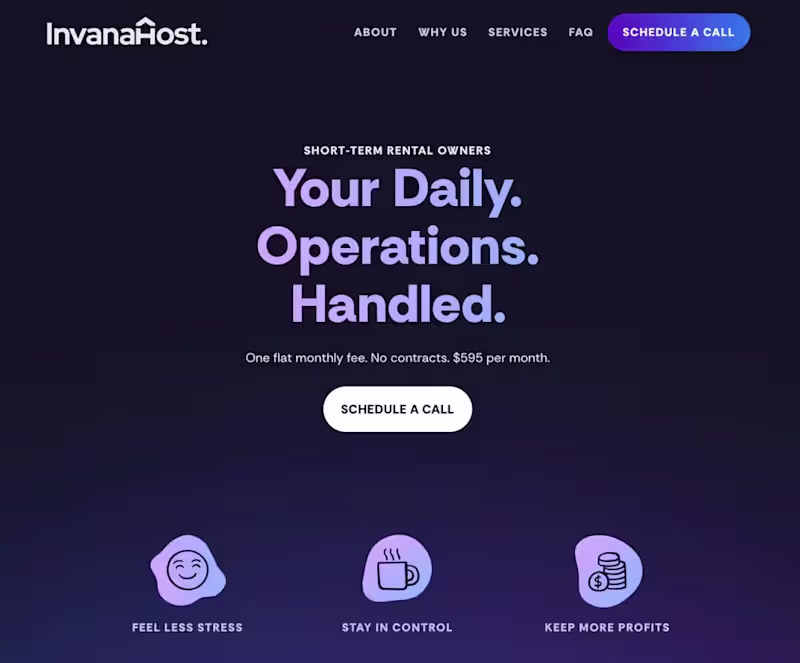 Cover image for InvanaHost | Operations for Shorter-Rental Owners