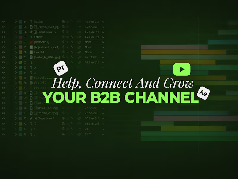 Cover image for B2B YouTube Video Editing