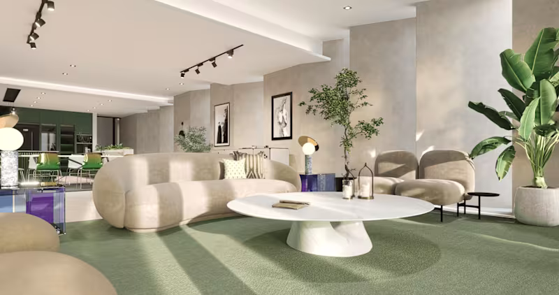Cover image for Luxury Apartment Interior 3D Rendering