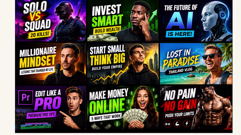Cover image for Eye-Catching YouTube Thumbnail Design That Gets Clicks
