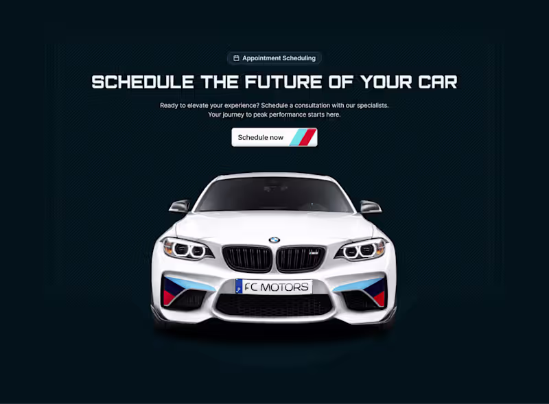 Cover image for FC Motors — Autoshop Website & Web Store