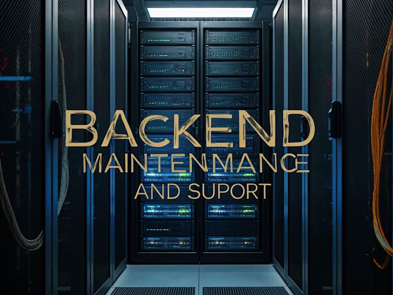 Cover image for Backend Maintenance and Support