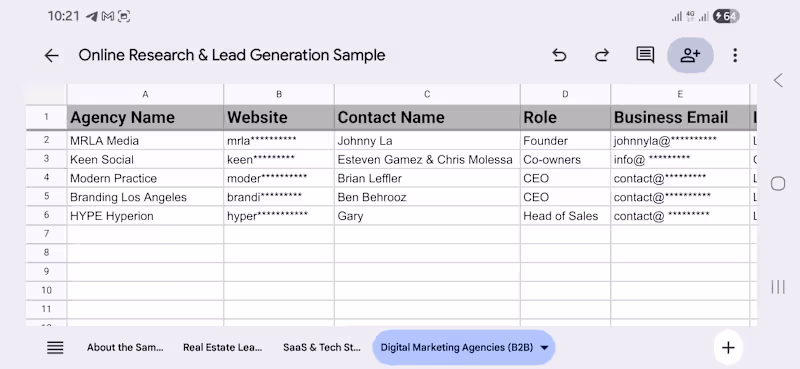 Cover image for Email List Building & Data Organization