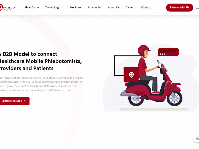 Cover image for Phlebgo - home sample collection