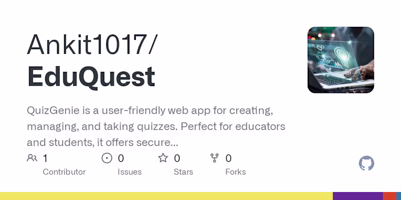 Cover image for QuizGenie Web App Development