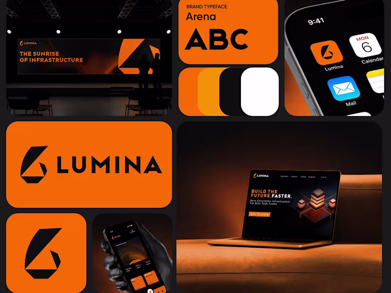 Cover image for Lumina - Brand Identity - Rowell Visuals