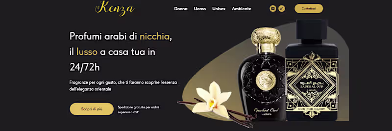 Cover image for Kenza Fragrances - Arabian Perfumery