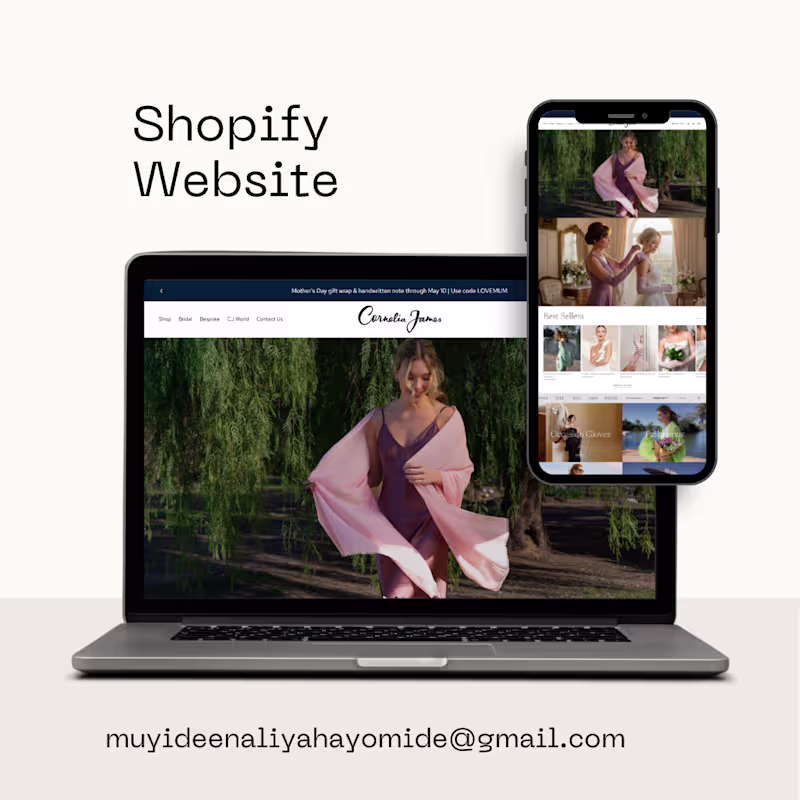 Cover image for Luxury Fashion E-commerce Website