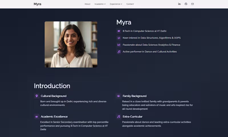 Cover image for Portfolio Website Design
