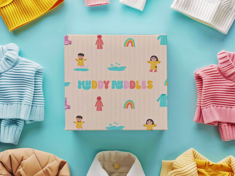 Cover image for Muddy Puddles ( Logo and Identity Design )