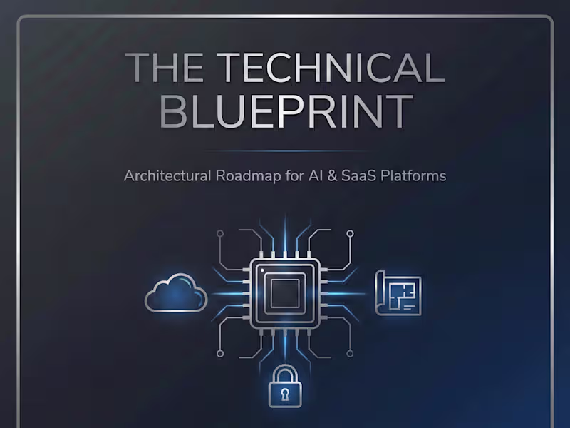 Cover image for AI Product Architecture & Technical Roadmap Sprint