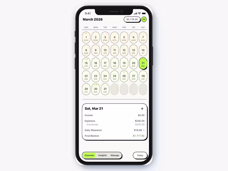 Cover image for Spency — Cash Flow Forecasting App