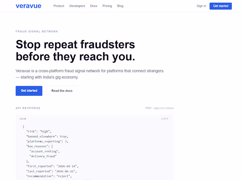 Cover image for Built Veravue — a live