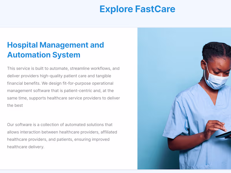 Cover image for Implementation of a HMIS for a major hospital