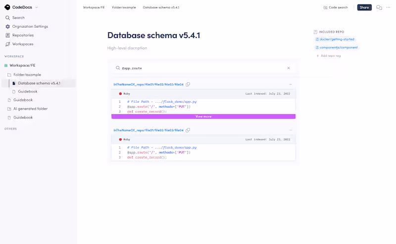 Cover image for 🪸 UI design for CodeDocs